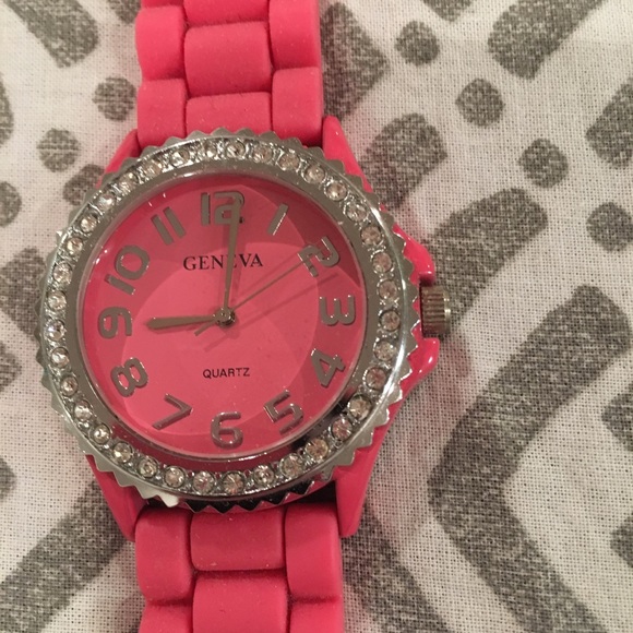 Genova Accessories - Beautiful hot pink watch costume so pretty